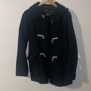 Uniqlo woman’s pea coat with hood